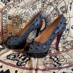 Punk style high heels